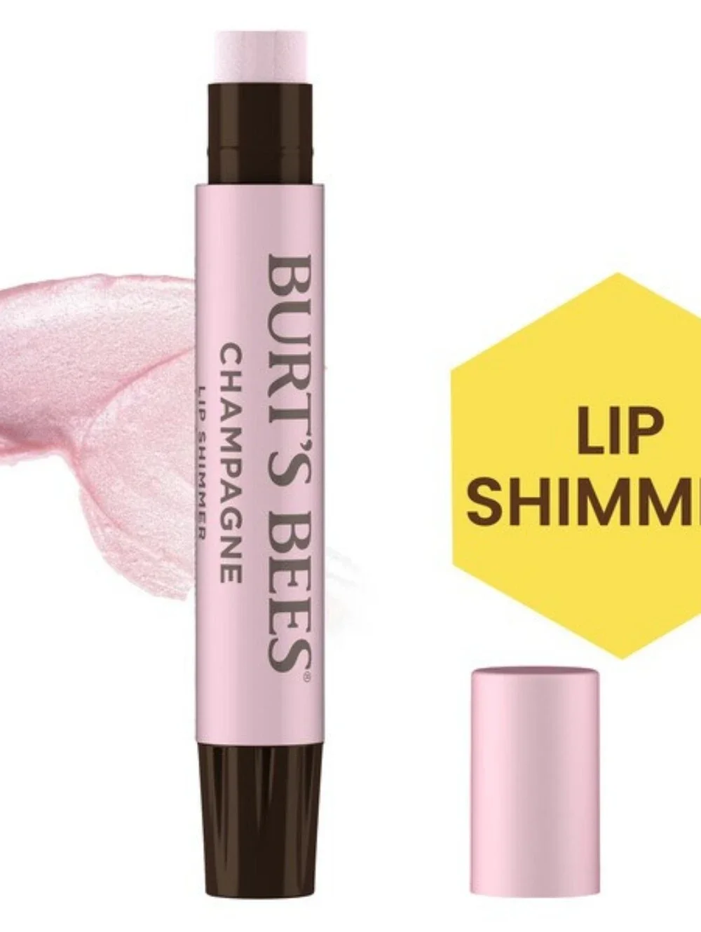Burts Bees Champagne Lip Shimmer 0.09oz New